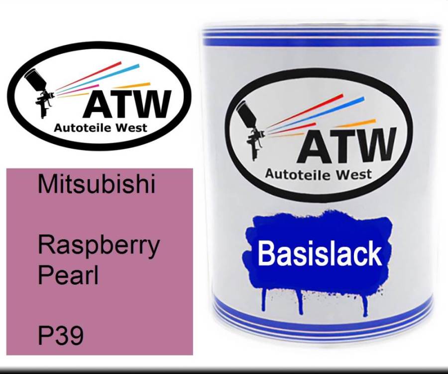 Mitsubishi, Raspberry Pearl, P39: 1L Lackdose, von ATW Autoteile West.